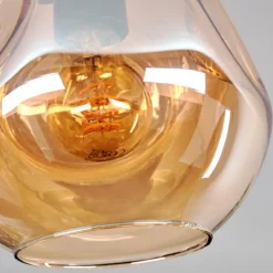 Ripoll Plafonnier Ambre, 1 lumière