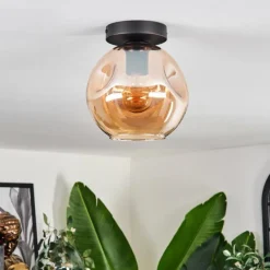 Ripoll Plafonnier Ambre, 1 lumière