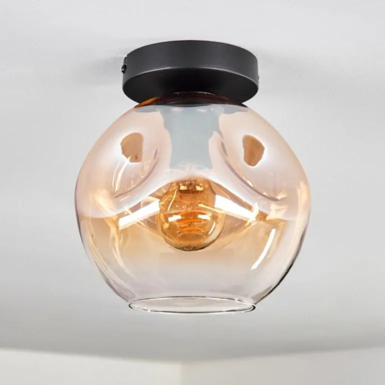Ripoll Plafonnier Ambre, Clair, 1 lumière