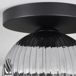 Ripoll Plafonnier, Boule lumineuse Fumé, 1 lumière