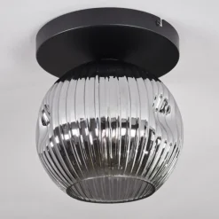 Ripoll Plafonnier, Boule lumineuse Fumé, 1 lumière
