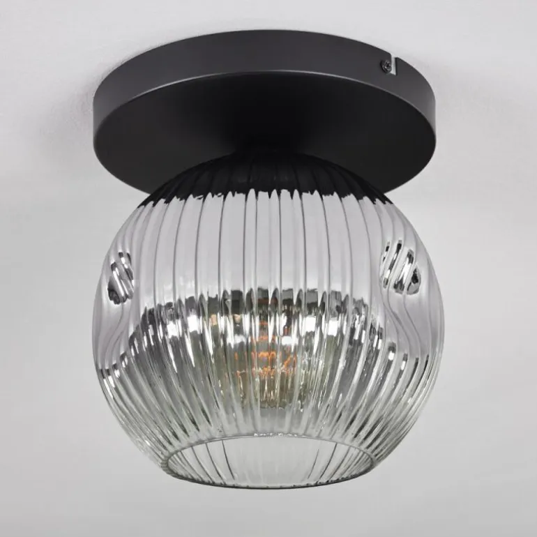 Ripoll Plafonnier, Boule lumineuse Clair, Fumé, 1 lumière