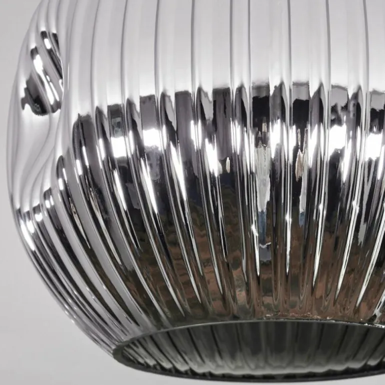 Ripoll Plafonnier, Boule lumineuse Chrome, Fumé, 1 lumière