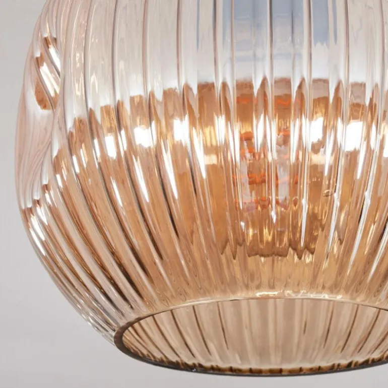 Ripoll Plafonnier, Boule lumineuse Ambre, 1 lumière