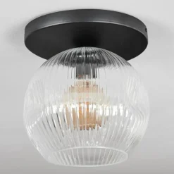 Ripoll Plafonnier, Boule lumineuse Clair, 1 lumière