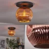 Ripoll Plafonnier, Boule lumineuse Cuivré, 1 lumière
