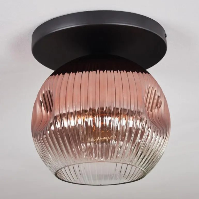 Ripoll Plafonnier, Boule lumineuse Clair, Cuivré, 1 lumière