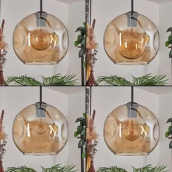 Ripoll Suspension Ambre, 3 lumières