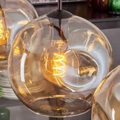 Ripoll Suspension Ambre, 3 lumières