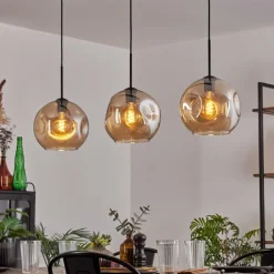 Ripoll Suspension Ambre, 3 lumières
