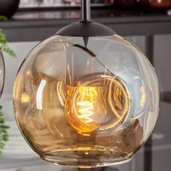 Ripoll Suspension Ambre, 3 lumières