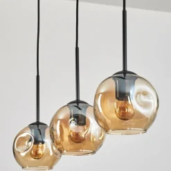 Ripoll Suspension Ambre, 3 lumières