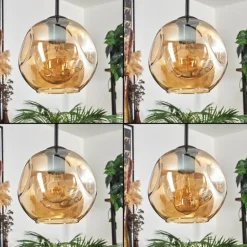 Ripoll Suspension Ambre, 3 lumières