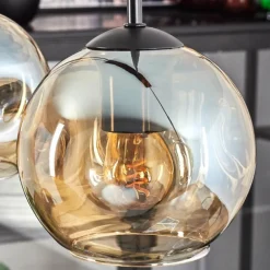 Ripoll Suspension Ambre, 4 lumières