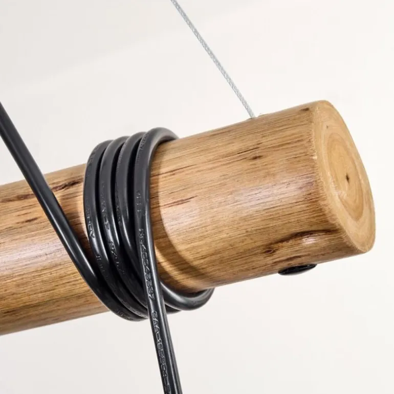 Ripoll Suspension, Boule lumineuse, Suspension Écru, Noir, 5 lumières