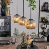 Ripoll Suspension, Boule lumineuse, Suspension Ambre, 3 lumières