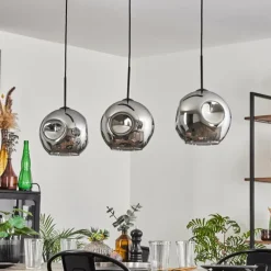 Ripoll Suspension Chrome, 3 lumières