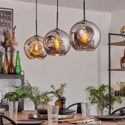 Ripoll Suspension Chrome, 3 lumières
