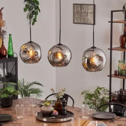 Ripoll Suspension Chrome, 3 lumières