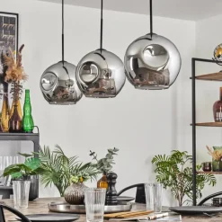 Ripoll Suspension Chrome, 3 lumières