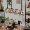 Ripoll Suspension Chrome, Clair, 4 lumières