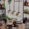 Ripoll Suspension Chrome, Clair, 3 lumières