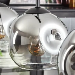 Ripoll Suspension Chrome, Clair, 3 lumières