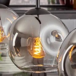Ripoll Suspension Chrome, Clair, 3 lumières