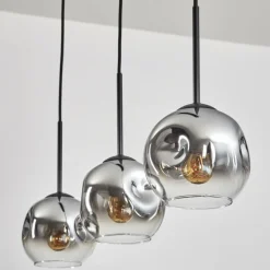 Ripoll Suspension Chrome, Clair, 3 lumières