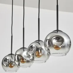 Ripoll Suspension Chrome, Clair, 4 lumières