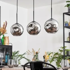 Ripoll Suspension Chrome, 3 lumières