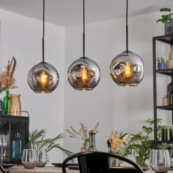 Ripoll Suspension Chrome, 3 lumières