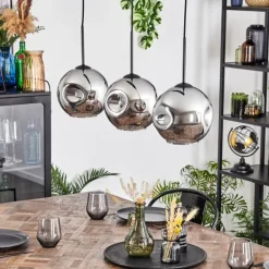 Ripoll Suspension Chrome, 3 lumières