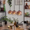 Ripoll Suspension Clair, Cuivré, 3 lumières