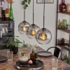 Ripoll Suspension Clair, Fumé, 3 lumières