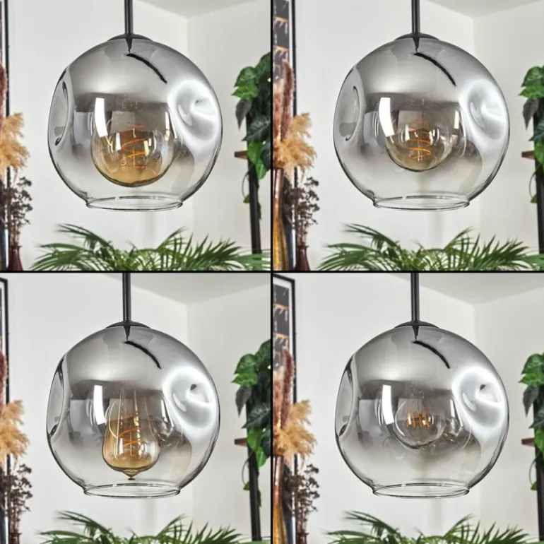 Ripoll Suspension Clair, Fumé, 3 lumières