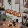 Ripoll Suspension Cuivré, 4 lumières