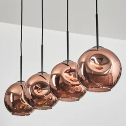 Ripoll Suspension Cuivré, 4 lumières