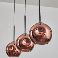 Ripoll Suspension Cuivré, 3 lumières