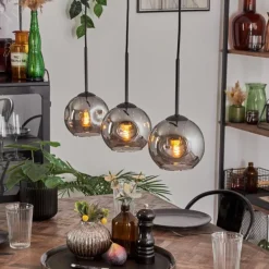 Ripoll Suspension Fumé, 3 lumières