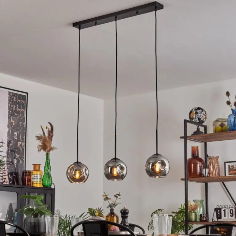 Ripoll Suspension Fumé, 3 lumières