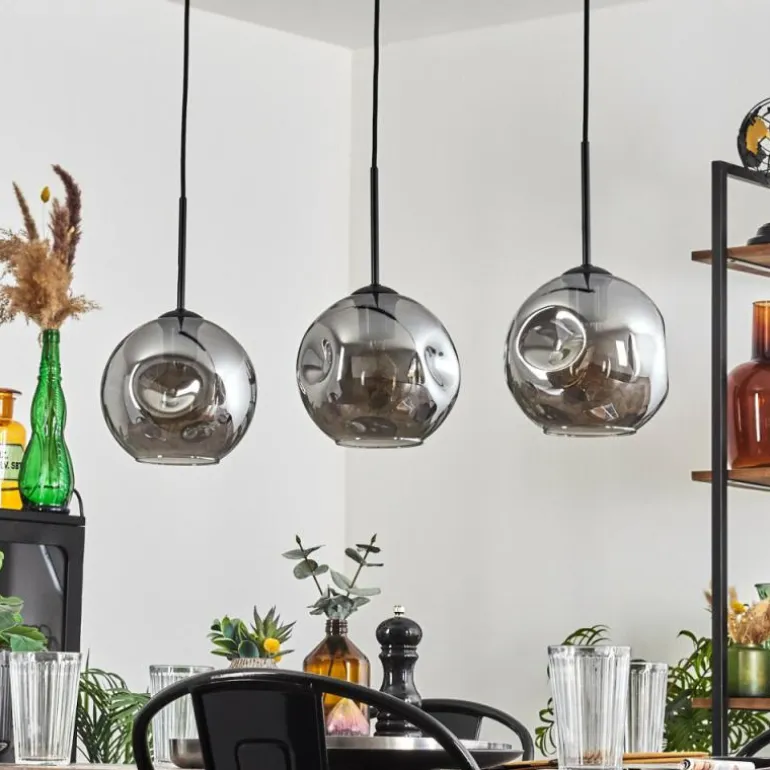 Ripoll Suspension Fumé, 3 lumières