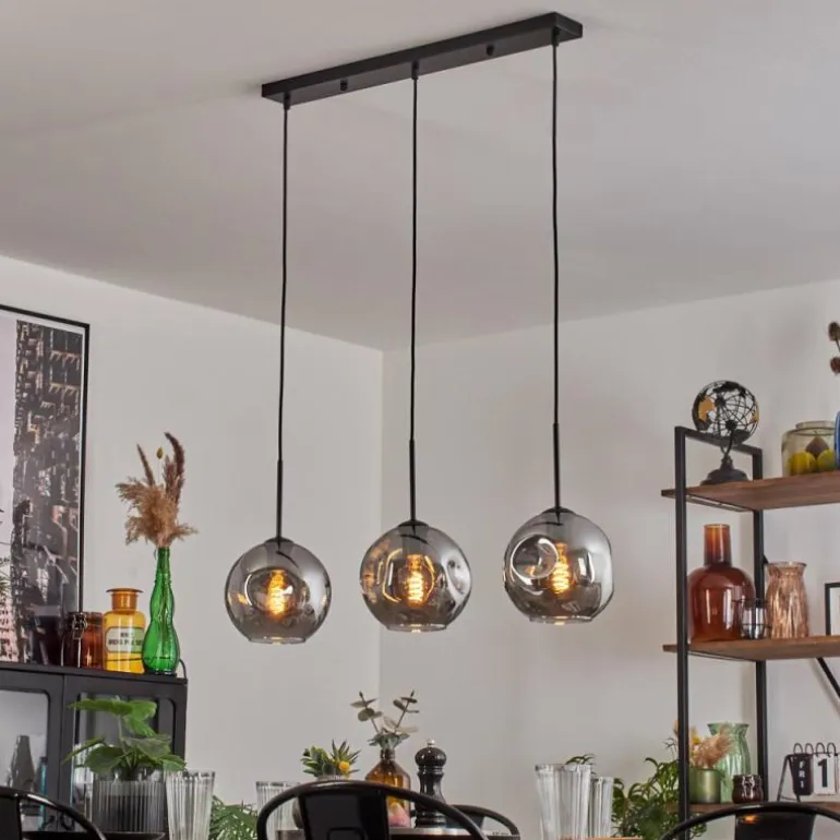 Ripoll Suspension Fumé, 3 lumières