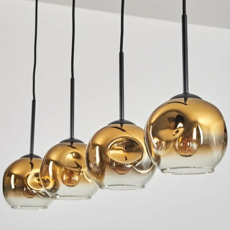 Ripoll Suspension Or, Clair, 4 lumières