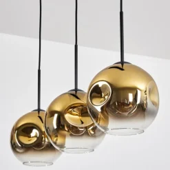 Ripoll Suspension Or, Clair, 3 lumières