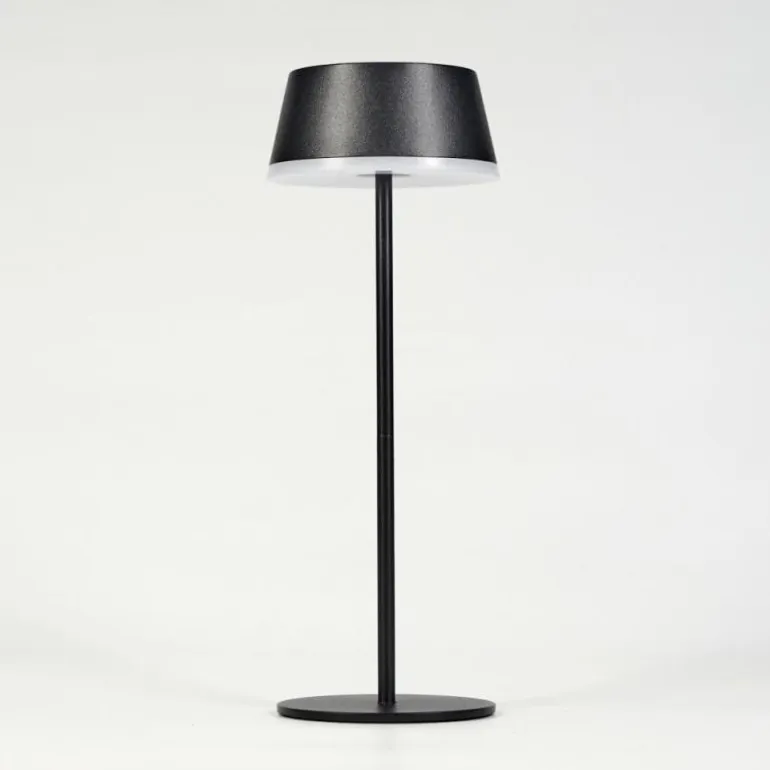 Romdrup Lampe de table d'extérieur, Lampe à poser LED Noir, 1 lumière