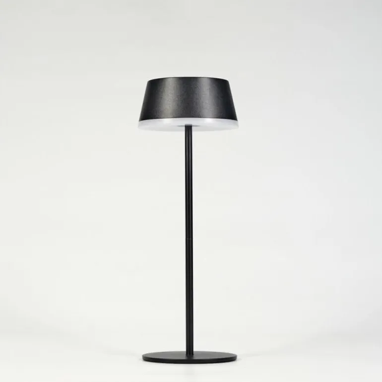 Romdrup Lampe de table d'extérieur, Lampe à poser LED Noir, 1 lumière