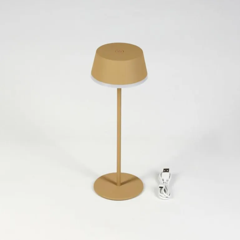 Romdrup Lampe de table d'extérieur, Lampe à poser LED Sable, 1 lumière