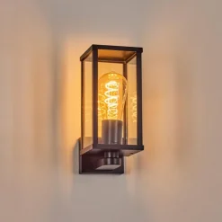 Rourega Lampe murale d´extérieur Noir, 1 lumière