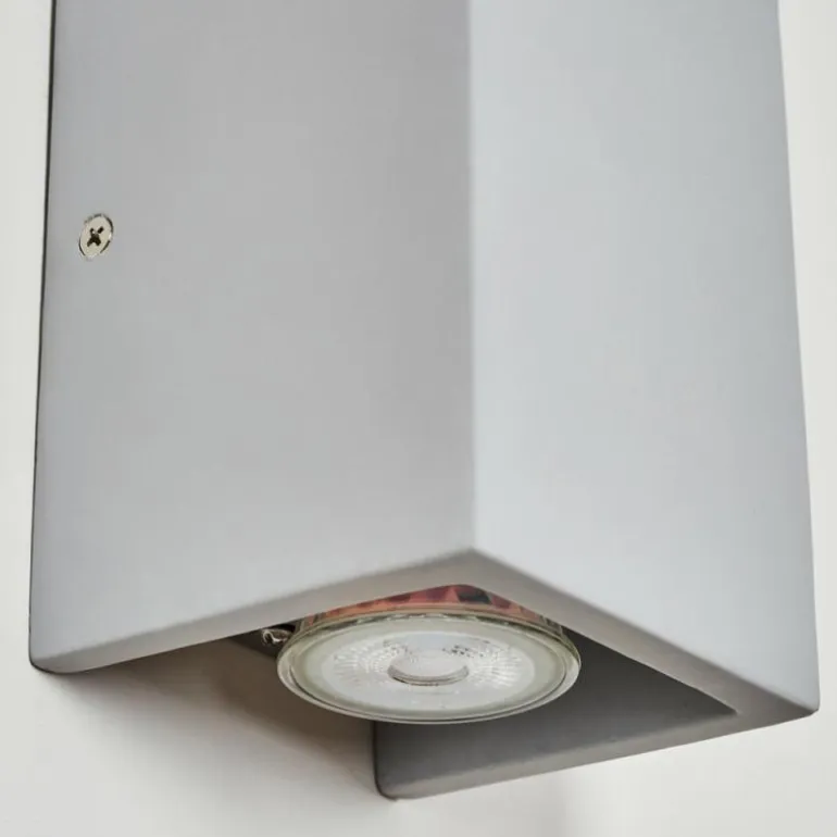 Rurup Luminaire Up & Down, Applique murale Gris, Argenté, 2 lumières
